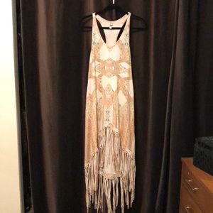 Free People high to low bohemian dress
